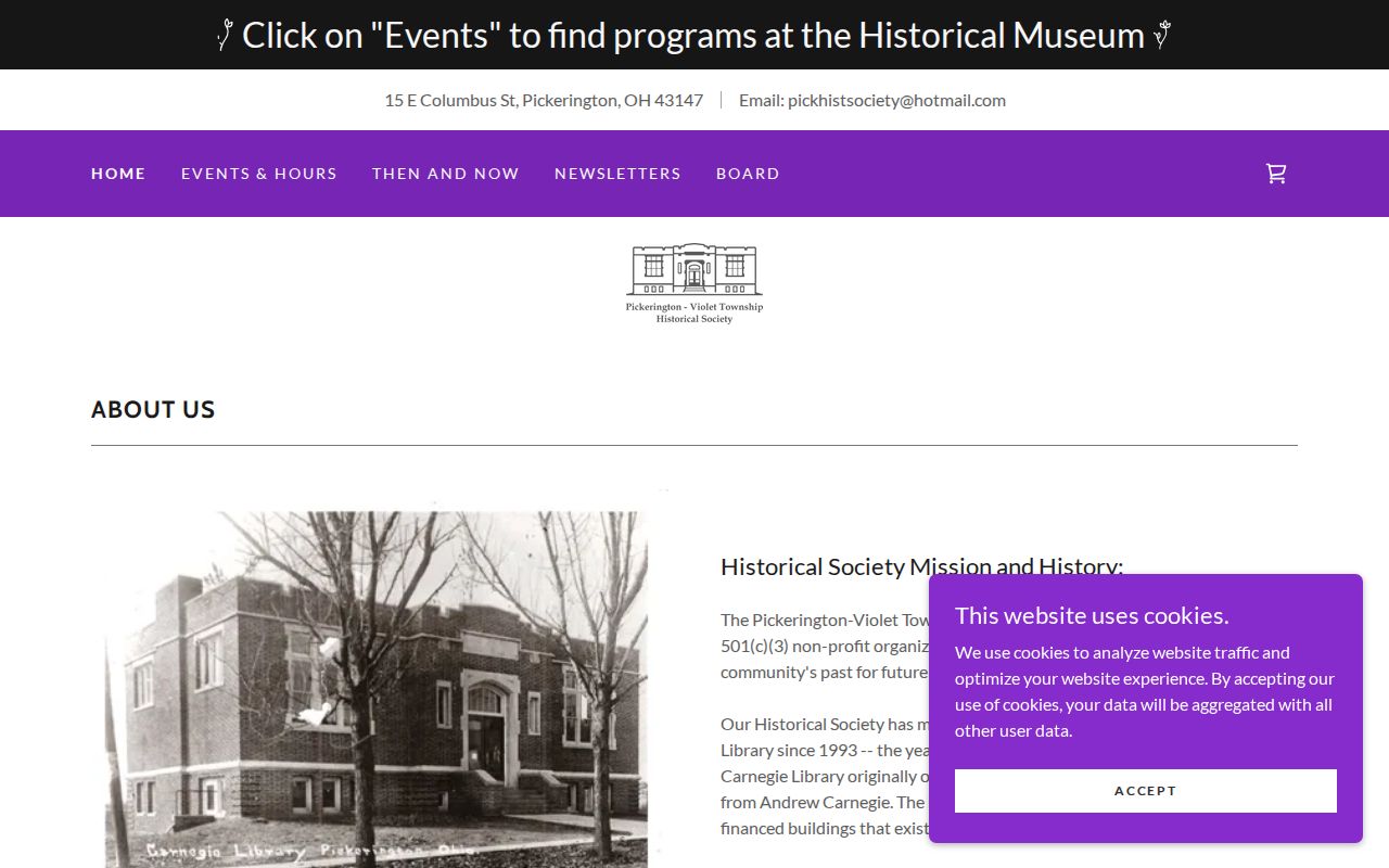 Pickerington city directory research at the Pickerington-Violet Township Historical Society