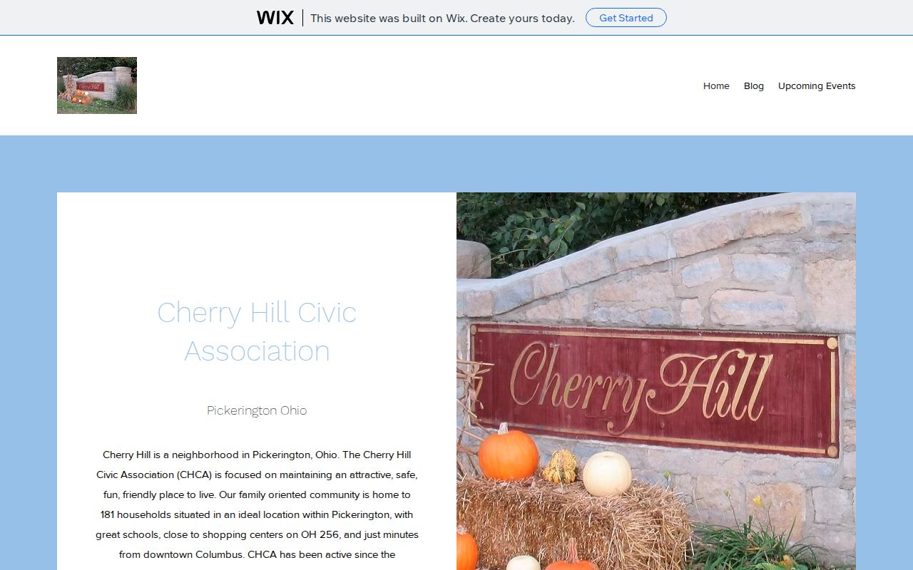 Pickerington neighbors Cherry Hill Civic Association page